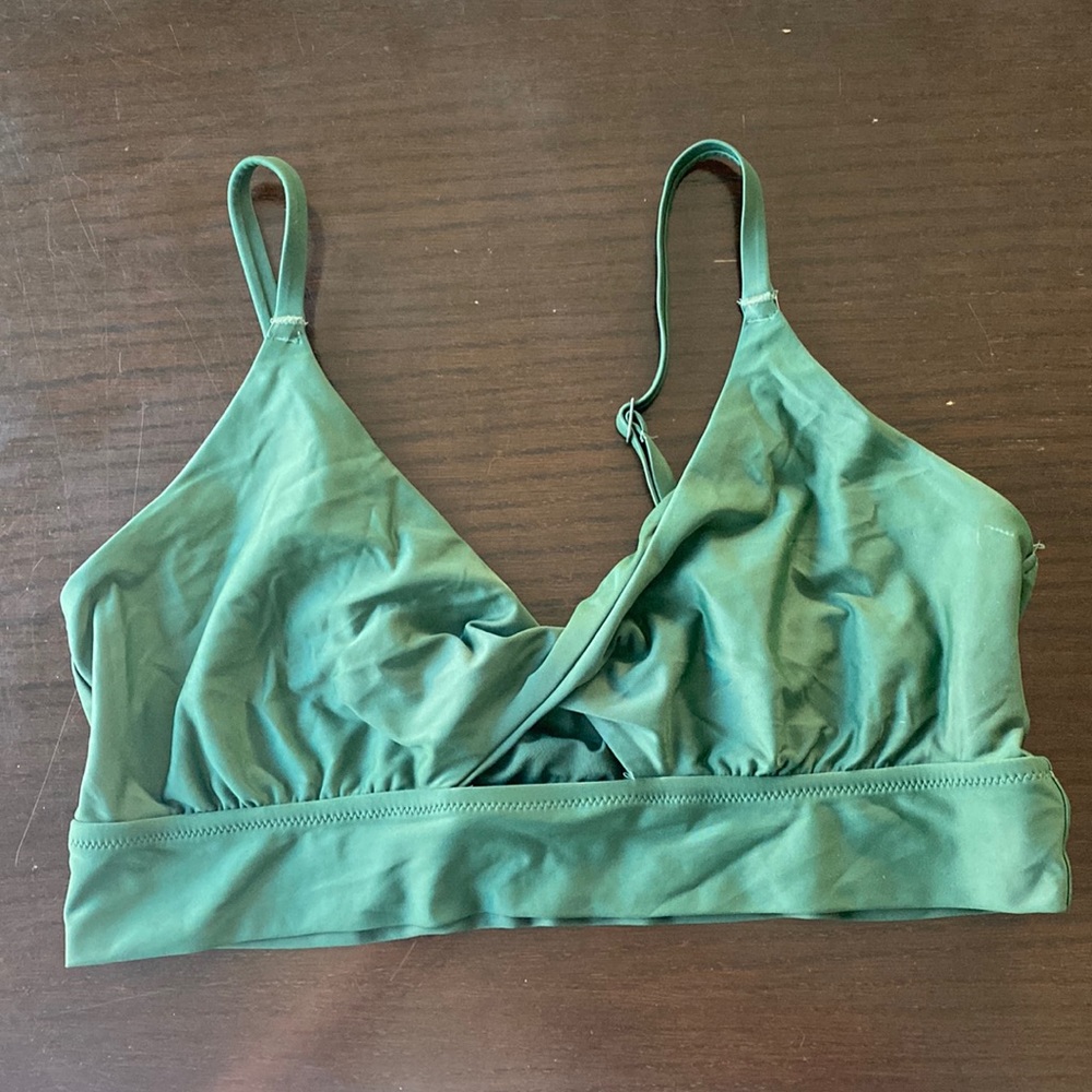 Aerie Twist Longline Bikini Top